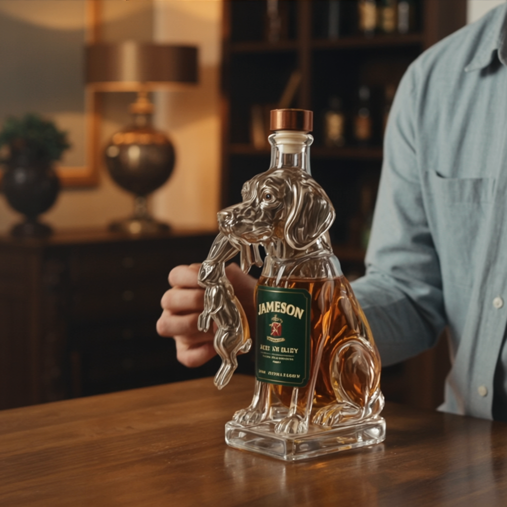 Bouteilles de whisky - Édition pour chiens