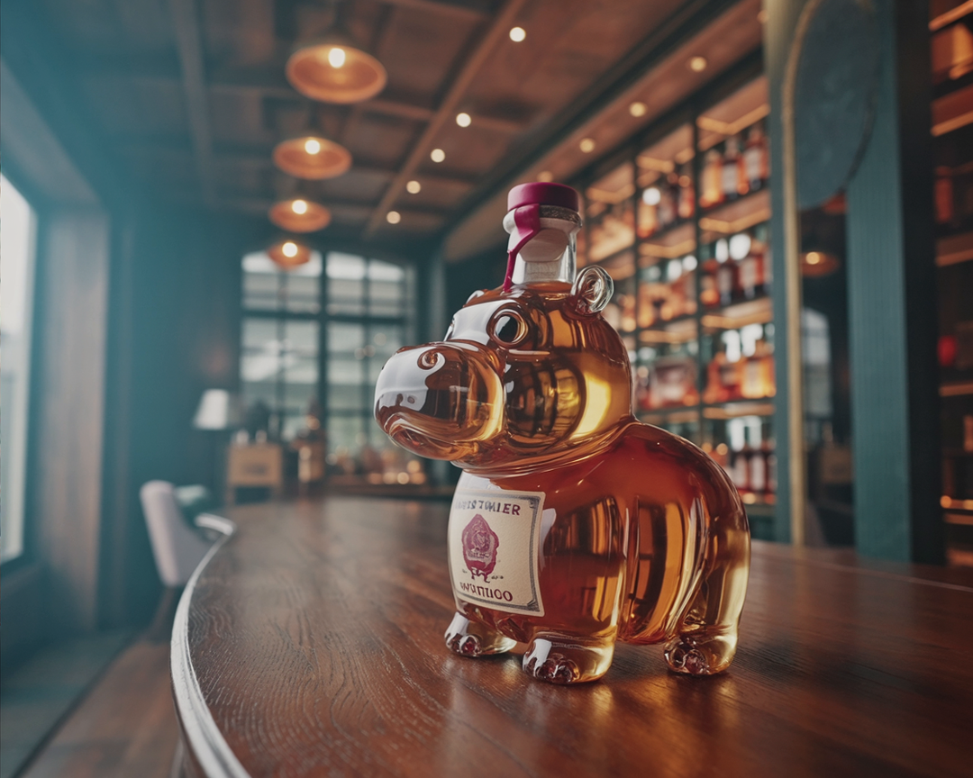 Bouteille de whisky - Édition Hippo