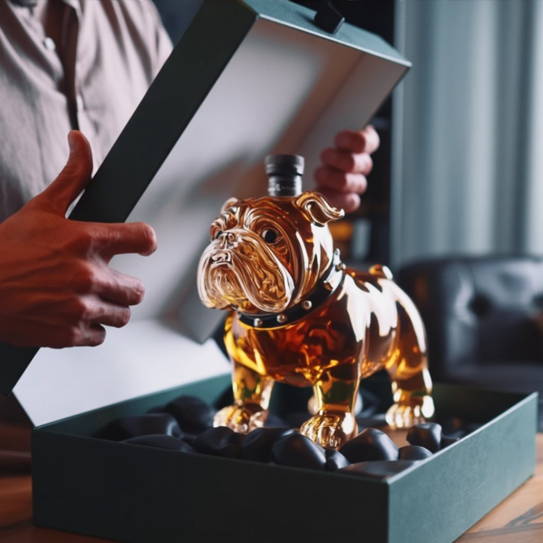 Bouteille de whisky - Édition Bulldog