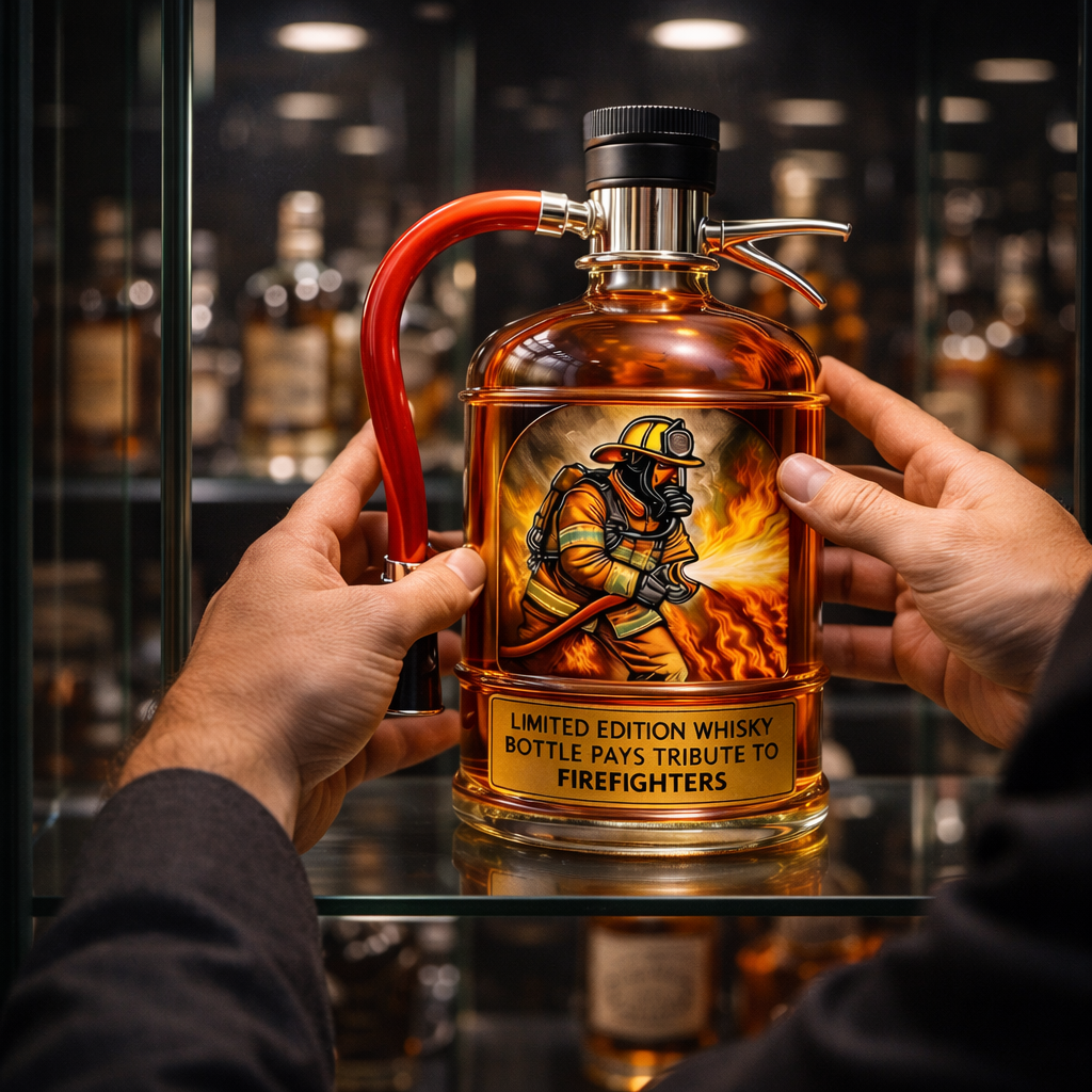 Bouteille de whisky - Édition extincteur