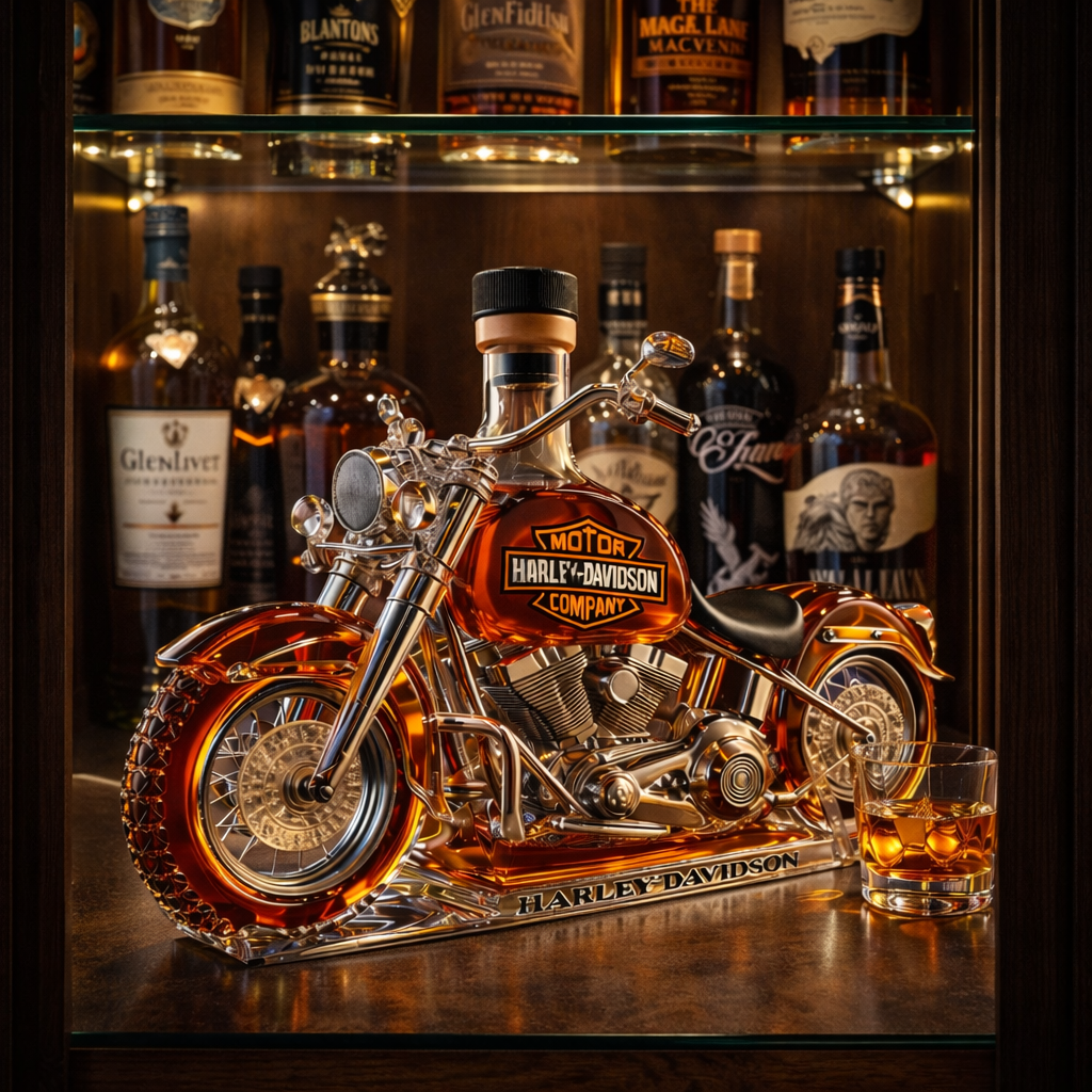 Bouteille de whisky - Édition Harley-Davidson