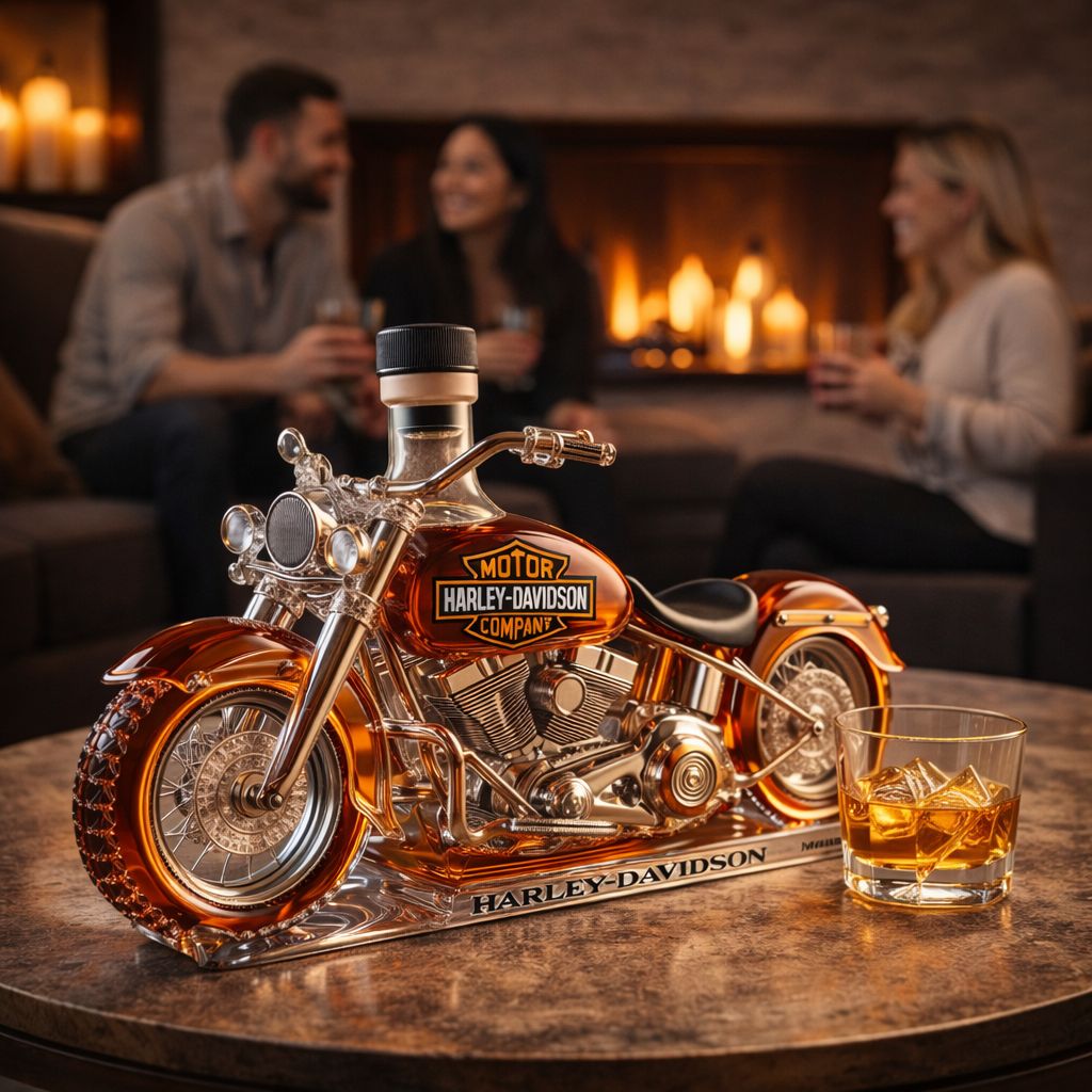 Bouteille de whisky - Édition Harley-Davidson
