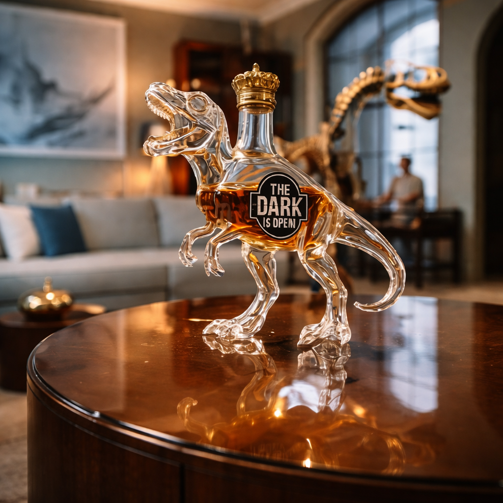 Bouteille de whisky - Édition T-Rex