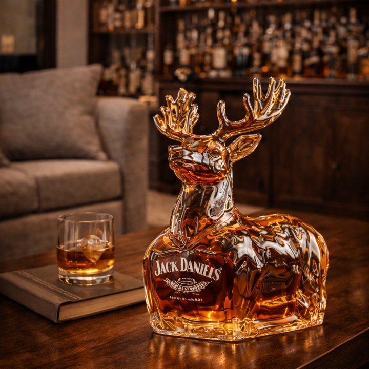 Bouteille de whisky Jack Daniel's - Édition Bonhomme de neige