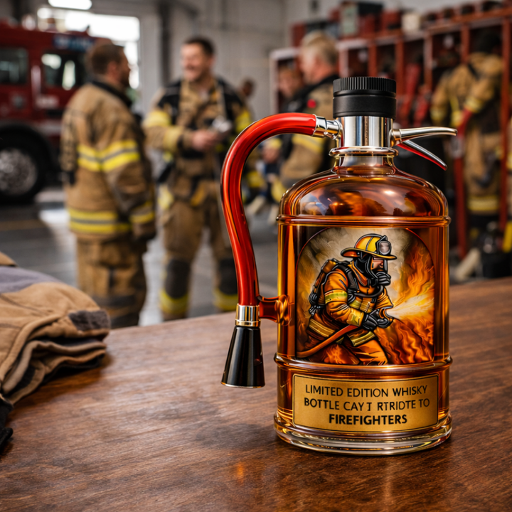 Bouteille de whisky - Édition extincteur