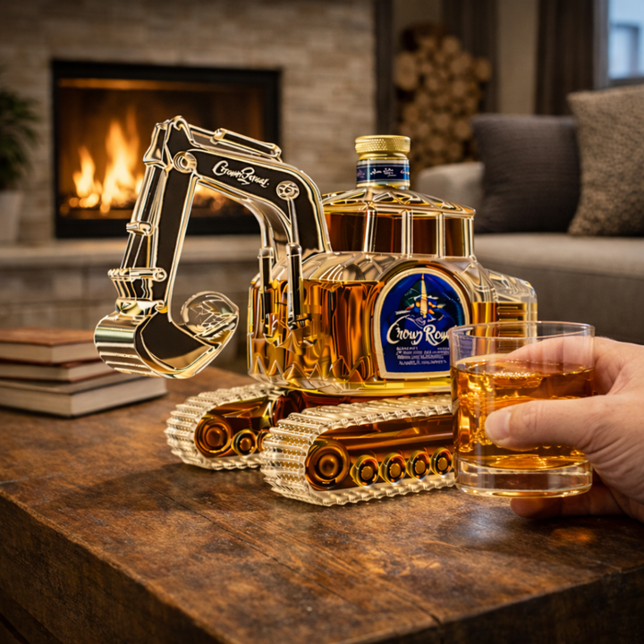 Bouteille de whisky - Édition excavatrice