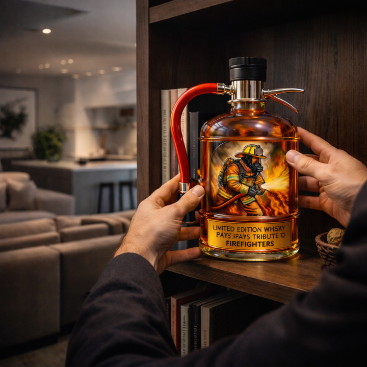 Bouteille de whisky - Édition extincteur