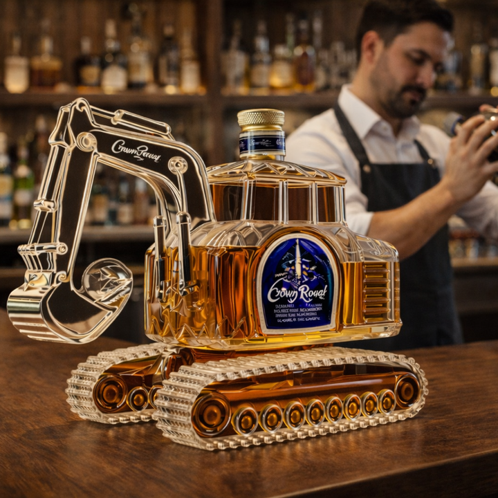 Bouteille de whisky - Édition excavatrice
