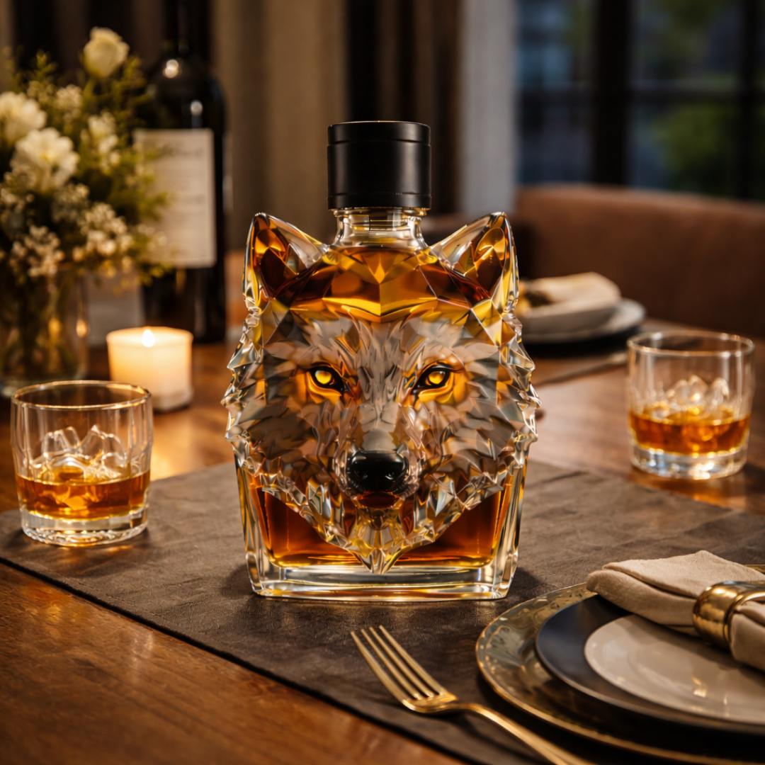 Bouteille de whisky - Édition du Loup