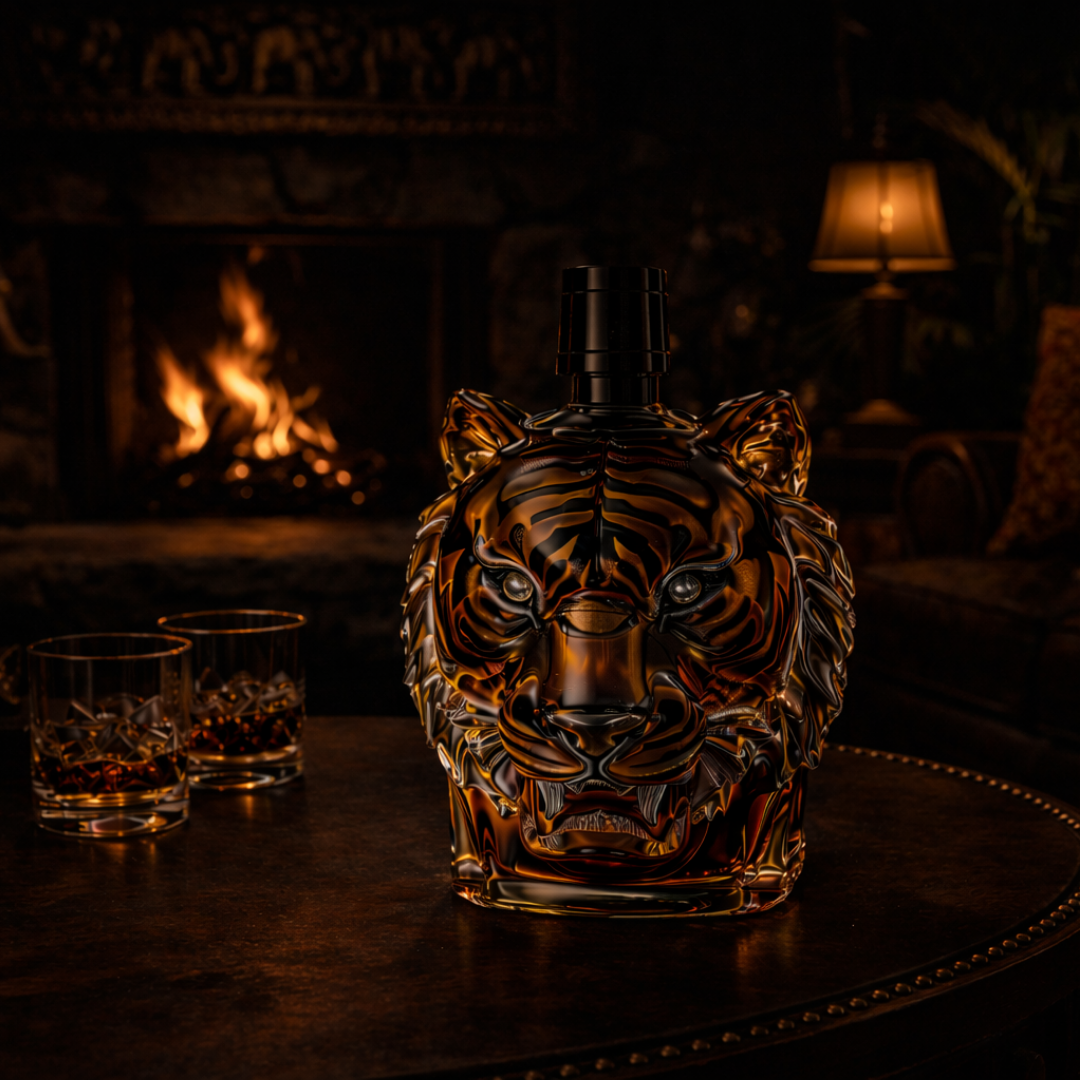 Bouteille de whisky - Édition Tigre