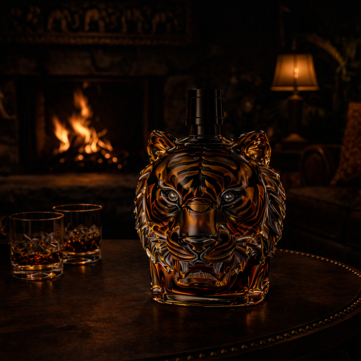 Bouteille de whisky - Édition Tigre