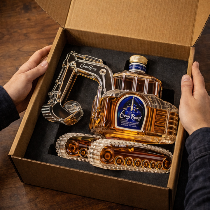 Bouteille de whisky - Édition excavatrice