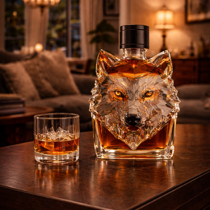 Bouteille de whisky - Édition du Loup