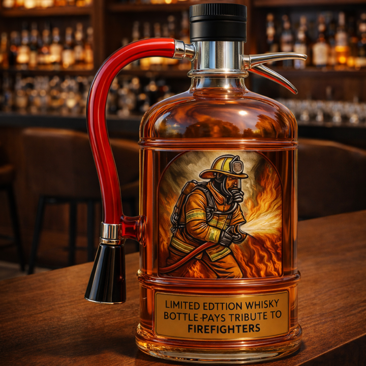 Bouteille de whisky - Édition extincteur