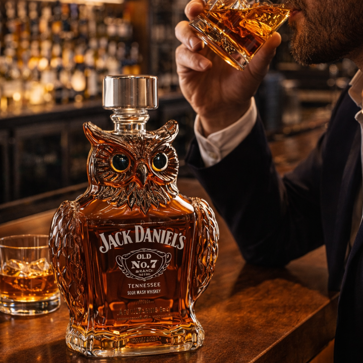 Bouteille de whisky - Édition loutre