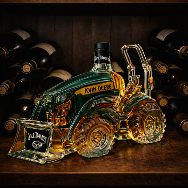 Bouteille de Jack Daniel's Whisky - Édition Tracteur