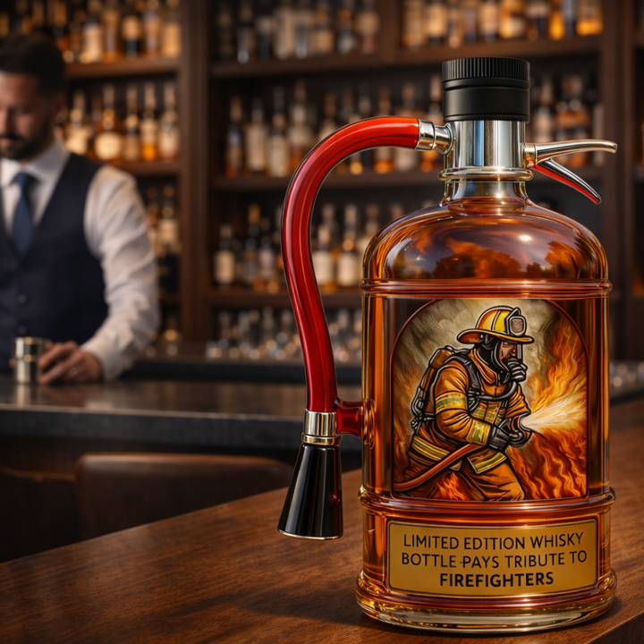 Bouteille de whisky - Édition extincteur