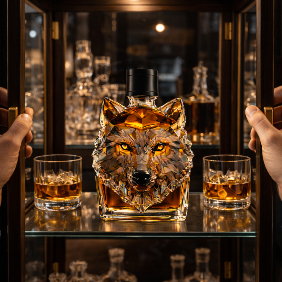 Bouteille de whisky - Édition du Loup