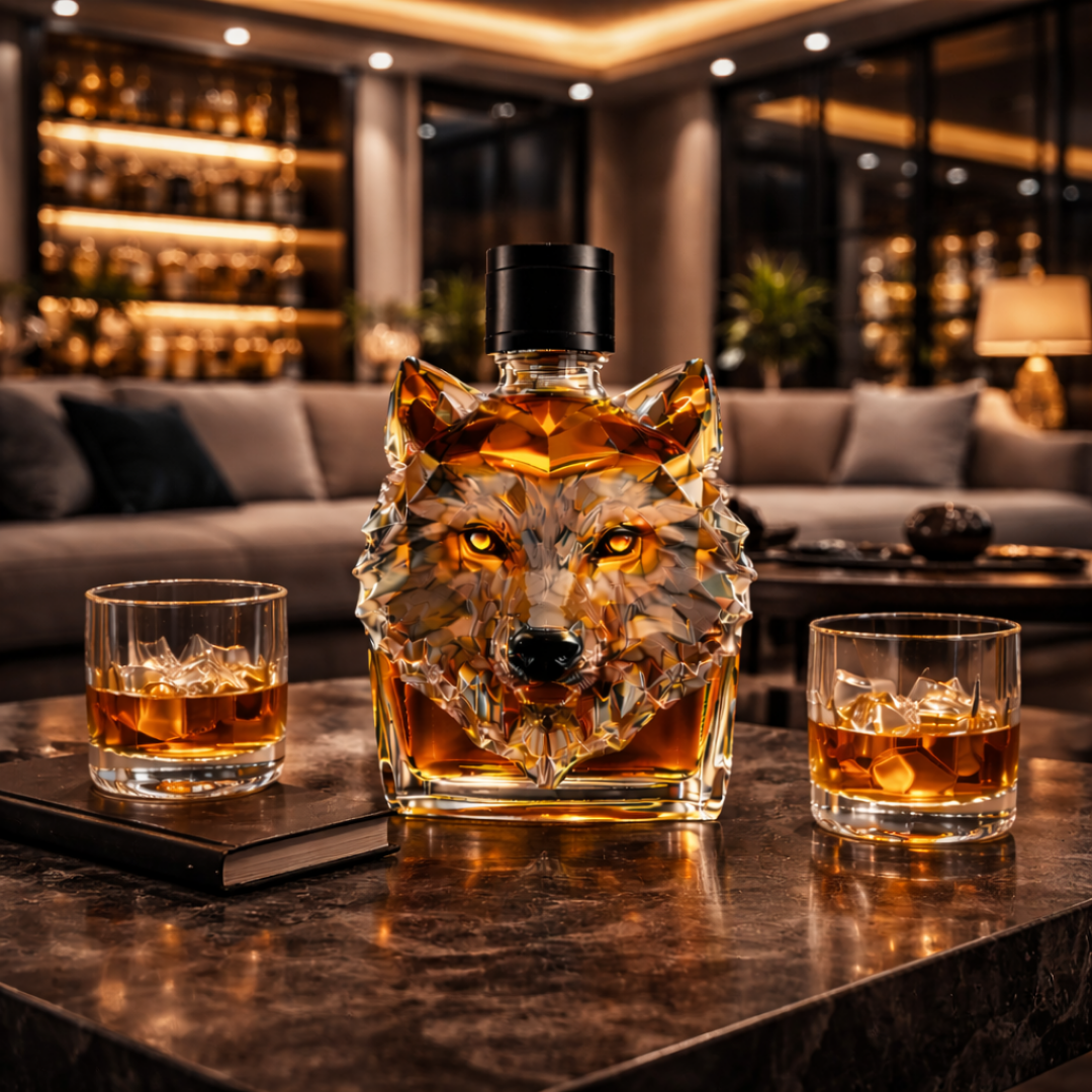 Bouteille de whisky - Édition du Loup