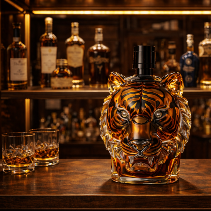 Bouteille de whisky - Édition Tigre