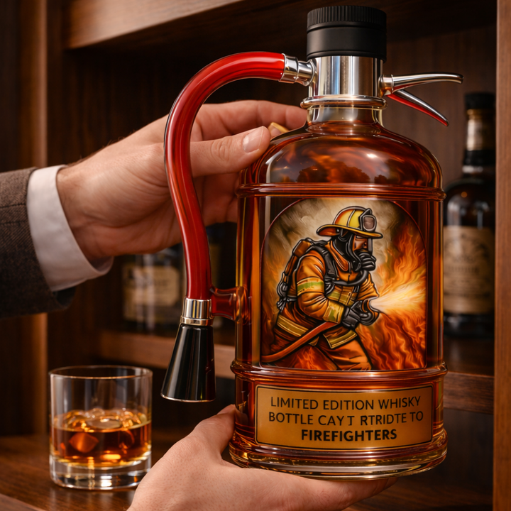Bouteille de whisky - Édition extincteur