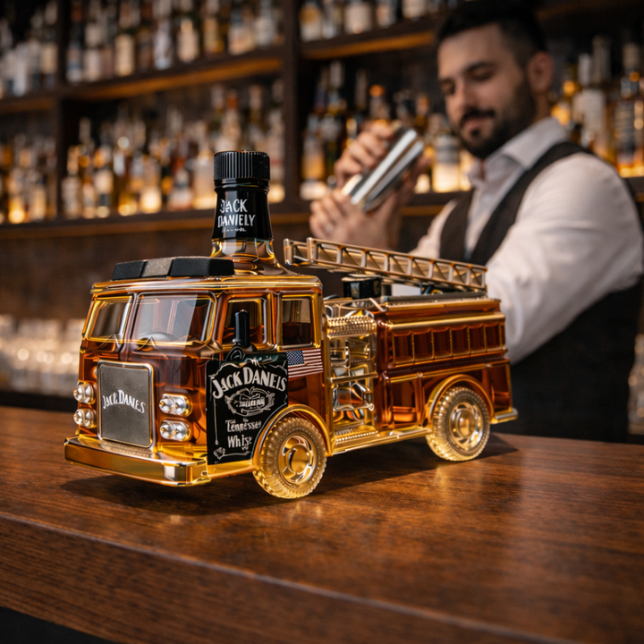 Bouteille de whisky Jack Daniel's - Édition Pompiers
