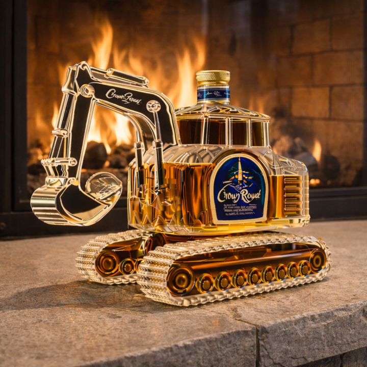 Bouteille de whisky - Édition excavatrice