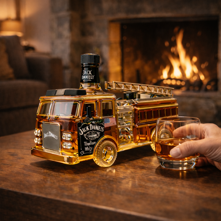 Bouteille de whisky Jack Daniel's - Édition Pompiers