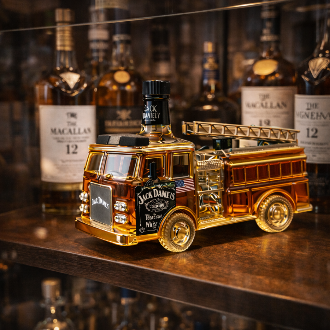 Bouteille de whisky Jack Daniel's - Édition Pompiers