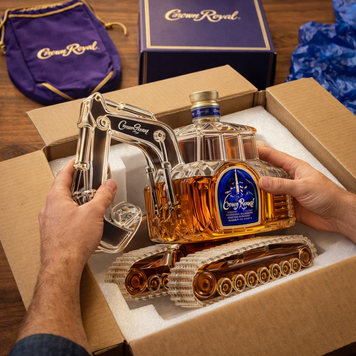 Bouteille de whisky - Édition excavatrice