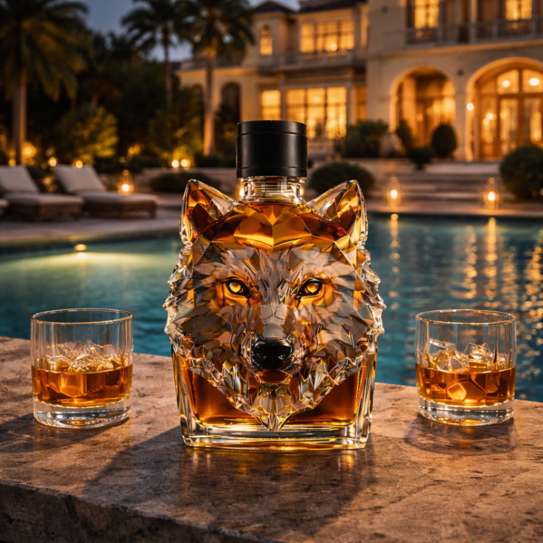 Bouteille de whisky - Édition du Loup
