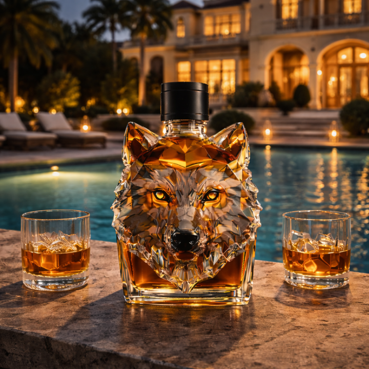 Bouteille de whisky - Édition du Loup