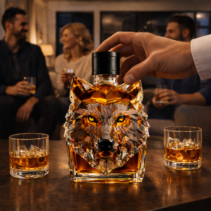 Bouteille de whisky - Édition du Loup
