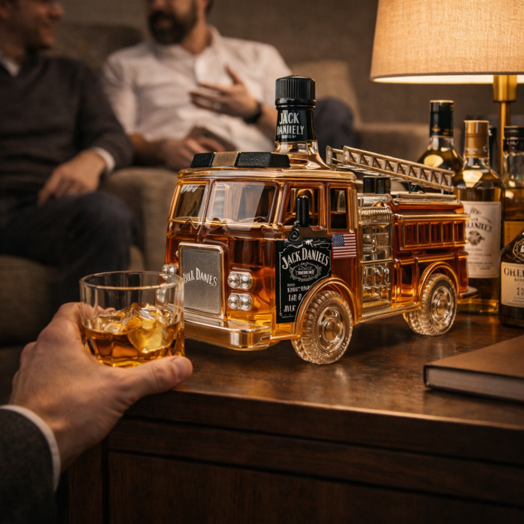 Bouteille de whisky Jack Daniel's - Édition Pompiers